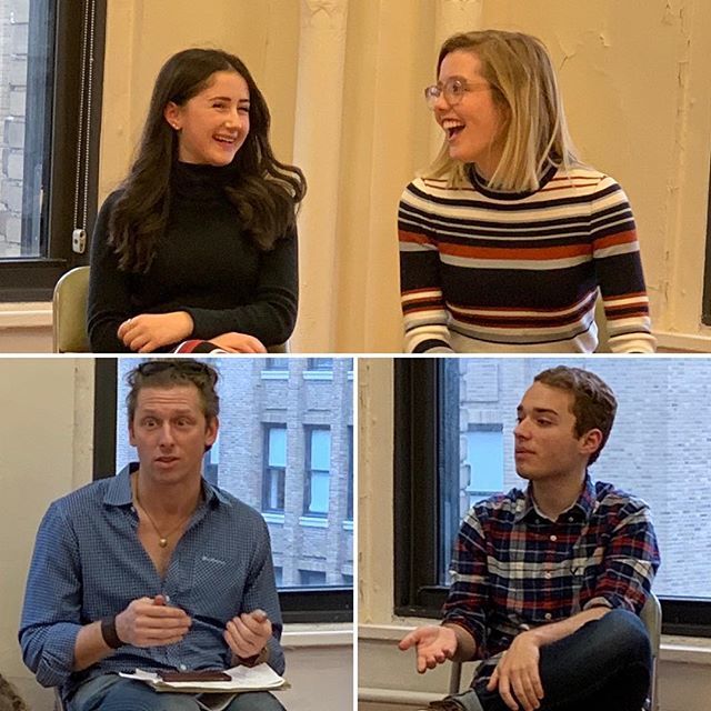 tweetMTCA's tweet photo. MTCA #alumni sharing #collegeaudition wisdom with today’s #mockaudition group, guided by Co-Director @leoashevens! #youngartists #teachingartist #collegeaudition #collegeauditionprep #collegeauditioncoach #theatre #musicaltheatre #unifieds #walkins #theatrekids https://t.co/QLDmLcz259