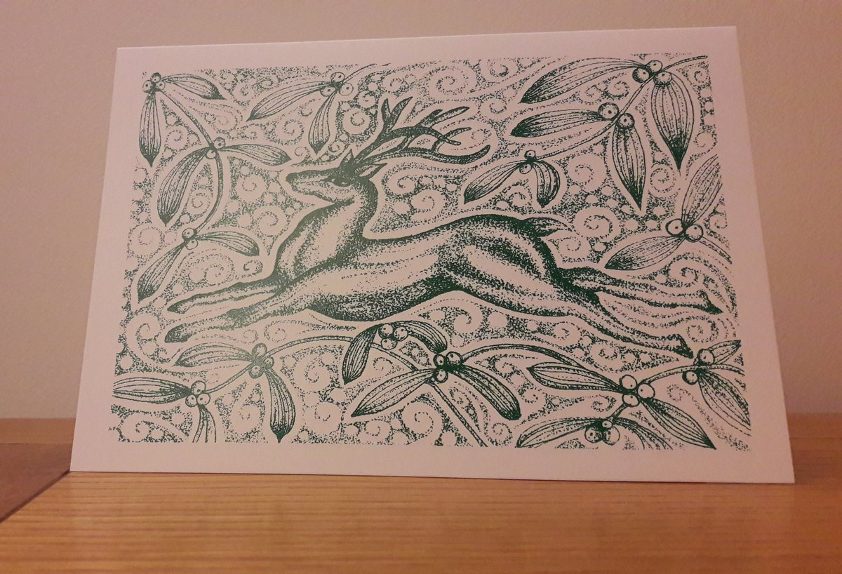 Paul59Harper's tweet photo. Finished at last!! Xmas cards
available now in green or crimson  #etsyshop  #crafthour #handmadehour #UKCraftersHour #christmacards https://t.co/52qvzmWxRZ