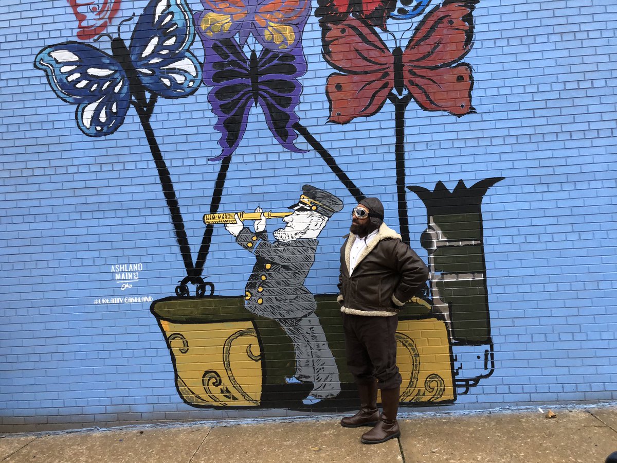 tphoneman99's tweet photo. Well my last big paint job! I think I’m done for now! Thank you Cindy for allowing me and sponsoring my painting silliness! #art #smalltown #ohio
#creativeashland #ashlandoh #ashlandmainstreet #wallart #vandalism #paintedbrick #positivevandalism #farmandhomehardware #butterfly https://t.co/LJICW8bXT4
