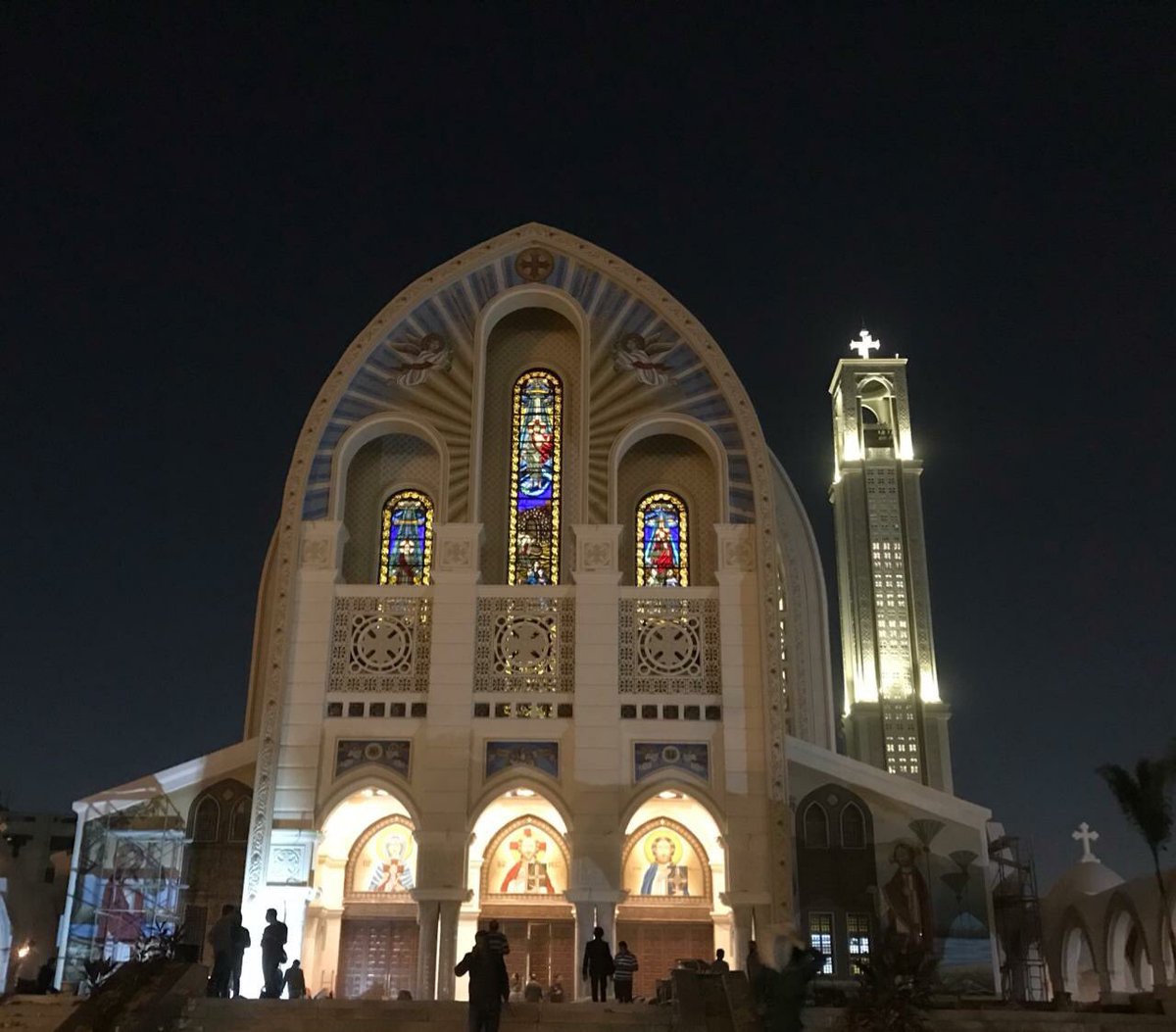 iraqschristians's tweet photo. Just weeks after a horrendous terrorist attack against #Coptic #Christians in #Egypt, a new Coptic Orthodox Cathedral is inaugurated in #Cairo. God bless Copts! 🙏 https://t.co/eUKzIAIv0L