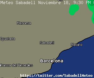 SabadellMeteo's tweet photo. #Sabadell, Temp: 11.6ºC, Muy nublado, Vent: 6.9 Este, Humitat: 96%, Presio: 1010 hPa https://t.co/LJxR2mFLW1