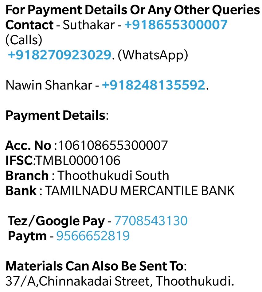 amirthbhagav10's tweet photo. So far we have collected 10000 from some volunteers and kind HEARTED people
Thks for every one ..... we have planned to reach the spot directly with some friends out there #ASAP
#WeNeedToStandWithDelta #istandwithdelta #SaveDelta #Thoothukudi https://t.co/2Q1imki1gw