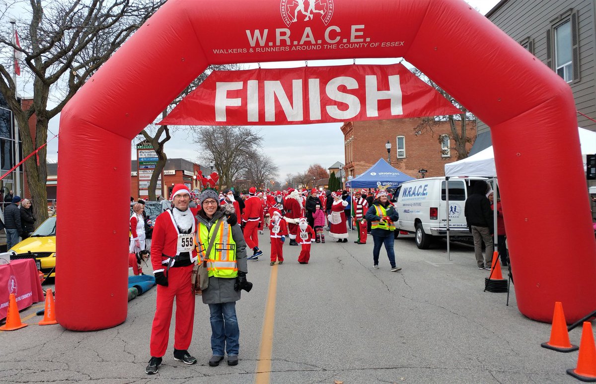 Had a great time at the Super Santa 5K Run/Walk in Amherstburg last night, in support of <a href="/essexregionca/">EssexRegionConserve</a>!