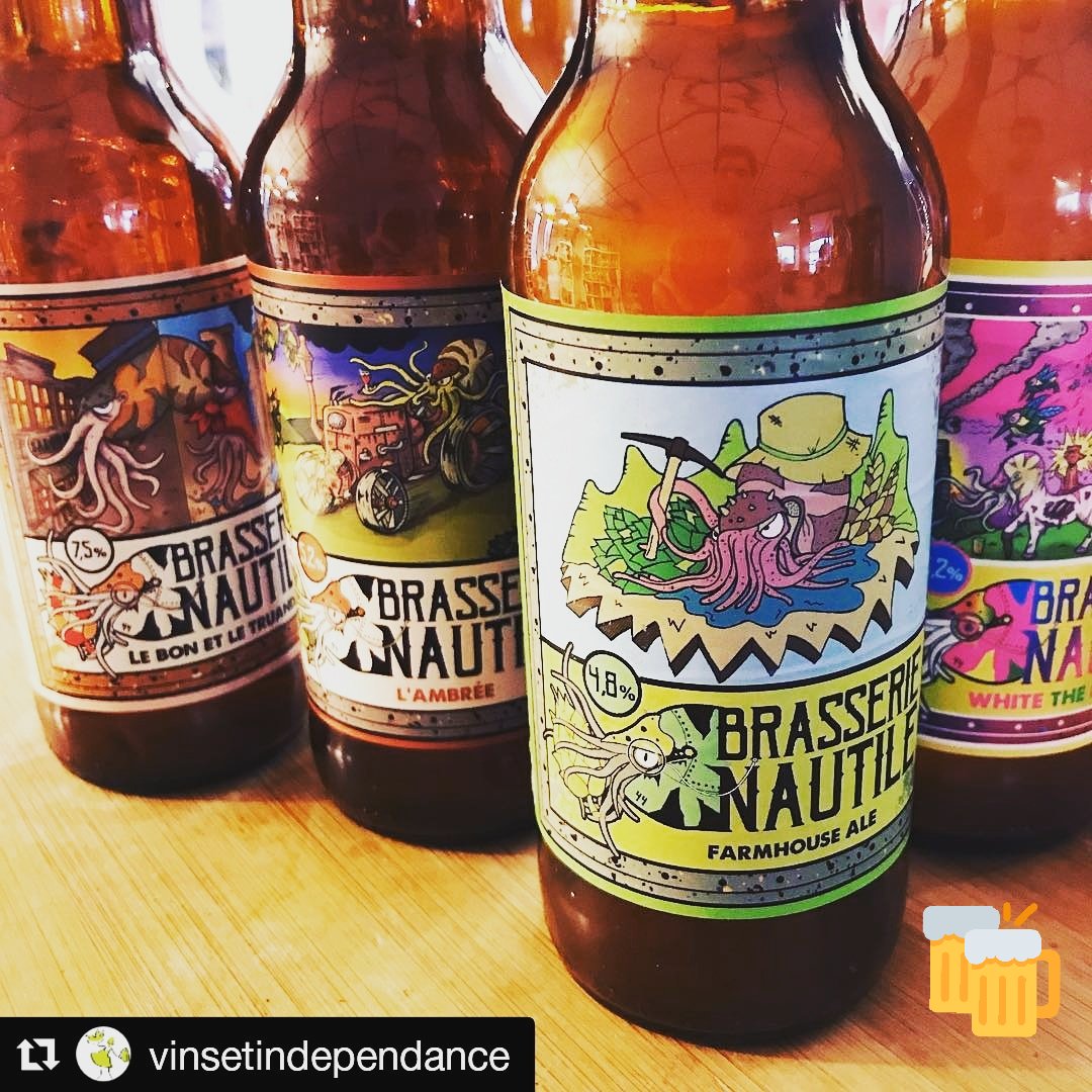 nautile_bieres's tweet photo. #Repost @vinsetindependance 
・・・
Nouveaux venus dans notre gamme de bières : les nantais de la @brasserienautile 🍻 Des bières fraîches et fruitées avec de jolies amertumes. #beerlover #beer #nantes #biere #biereartisanale #biereanantes https://t.co/gVtblyzvli
