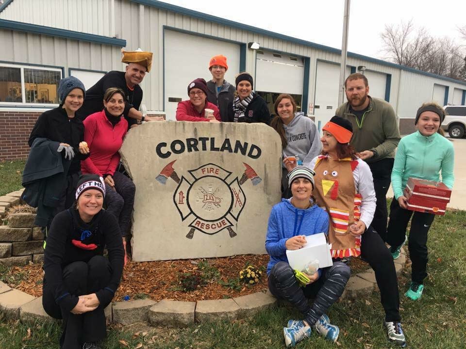 Firefighter_AJ's tweet photo. #RunforPie Nov 22. Registration begins at 6 run @ 7. Fun run proceeds to #CortlandFireandRescue https://t.co/i5fIxvFgRd