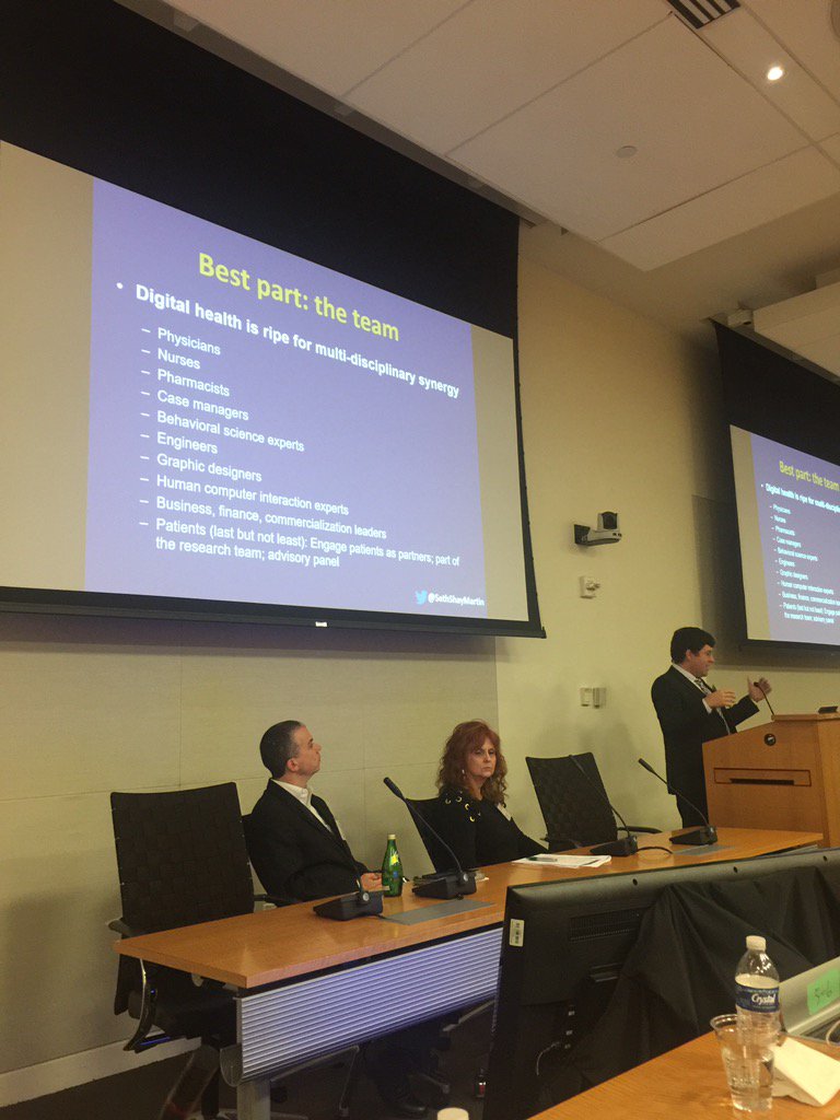 jae_patton's tweet photo. Digital Health Panel @SethShayMartin @DrScottNewton @DrDebCroyNP #MACCS18 @ACCMaryland #innovation https://t.co/6yUGlp1uwh