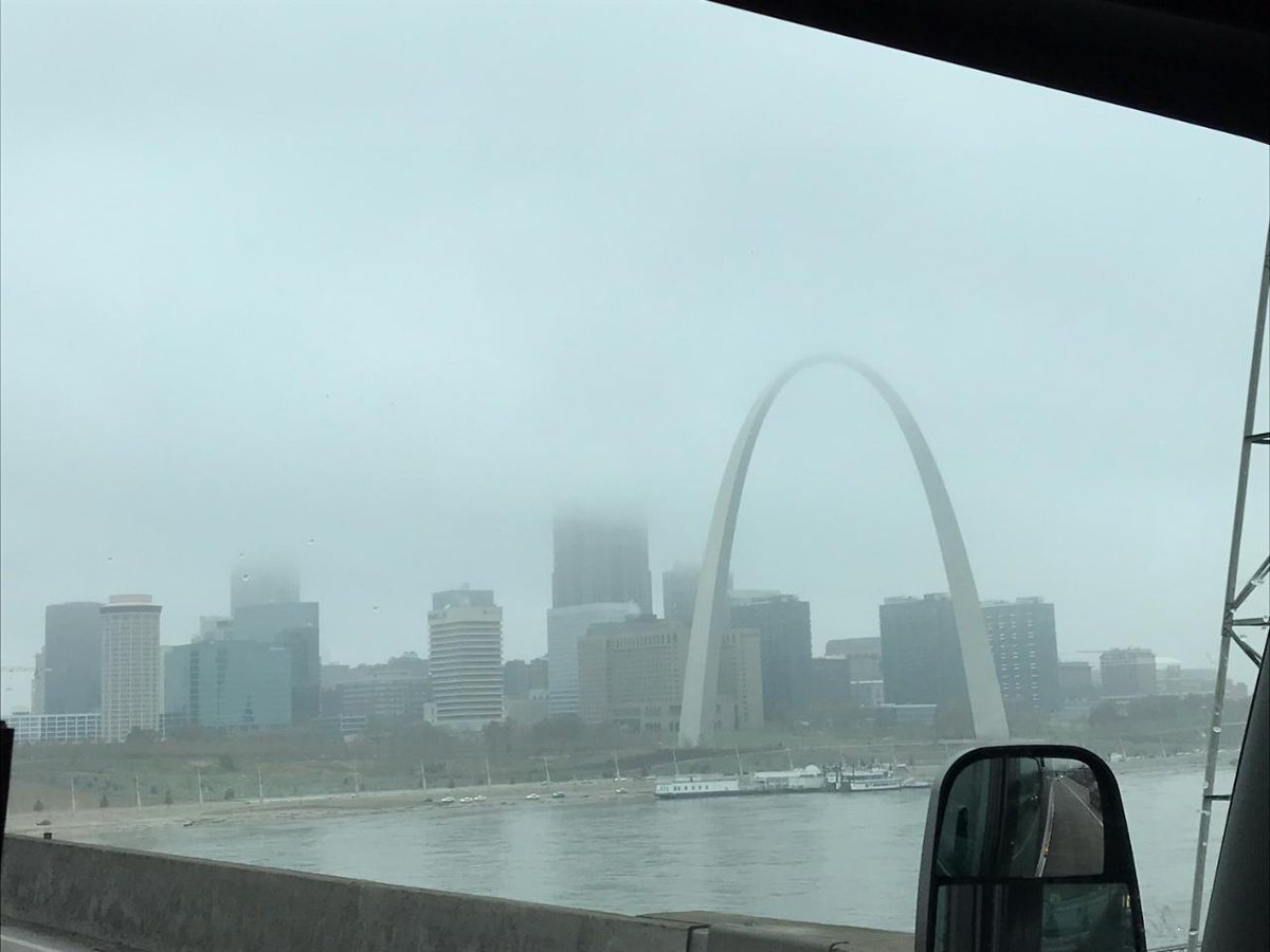 We've arrived! Ready to explore the Arts and Sciences in St. Louis. #IBTigerPride