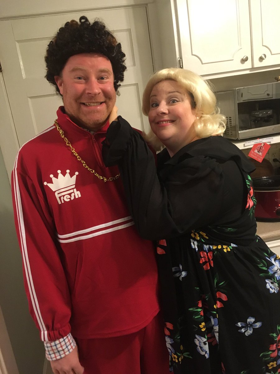 iamthetantan's tweet photo. Had an absolute blast night at our @nbcsnl themed party! Especially fitting since Pete Davidson and I share a bday!! #targetlady #mrsrafferty #dickinabox #babyhands #debbiedowner #morecowbell @thelonelyisland https://t.co/0pweeOgsZb