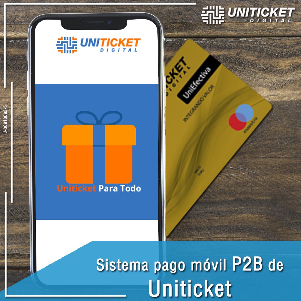 uniticketvzla's tweet photo. Con el sistema de pago móvil de Uniticket P2B puedes efectuar y recibir pagos interbancarios en línea entre personas naturales y/o firmas personales a través de una red de servicio, utilizando únicamente el número móvil asociado. #Uniticket #Tecnología  #PagoMóvil #P2B https://t.co/0chF1GPjgg