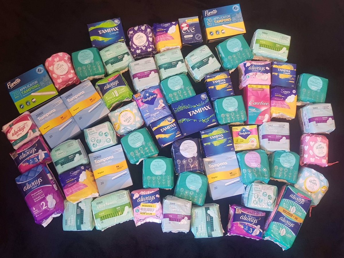 BoxMid's tweet image. Massive thank you to @Uttlesfordfb and @GirlguidingENE Witham Newlands Rangers for their amazing donations this week! #periodpoverty #tacklingperiodpoverty #redboxproject