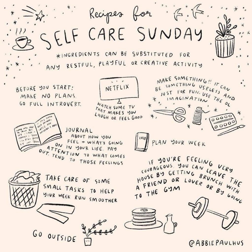 NNEC_MHW's tweet photo. Hope you’re all able to enjoy a #SelfCareSunday! https://t.co/V1AaQ15Efu