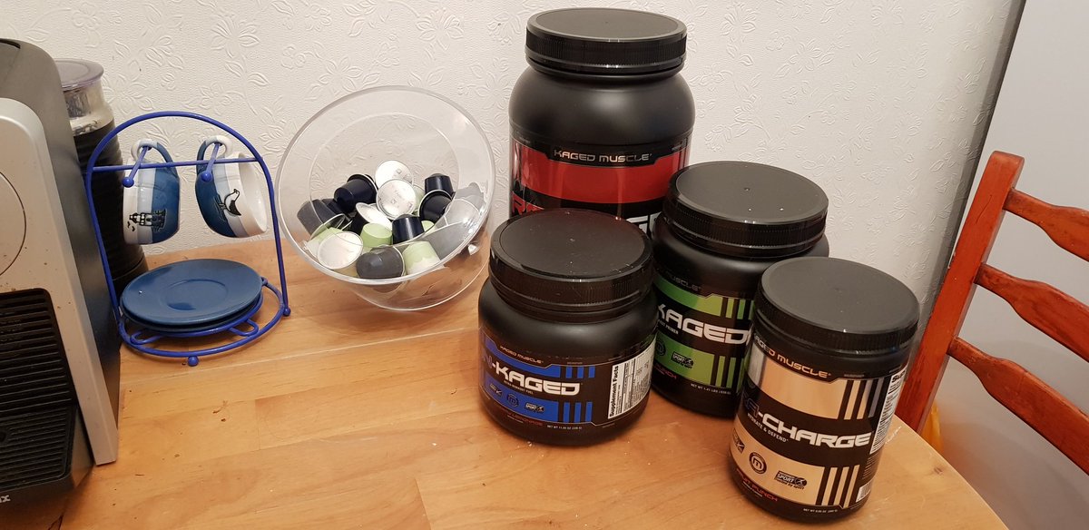 DeerstalkerThe's tweet photo. @Kaged_Muscle @TheFouadAbiad I have thoroughly enjoyed my #ProjectInferno challenge. It has really helped me focus and work hard in the gym. Been an inspirational journey. And now I have this stack for my next gym adventure! This time last year I would never had believed me doing this journey! https://t.co/5hvG4iGnZN