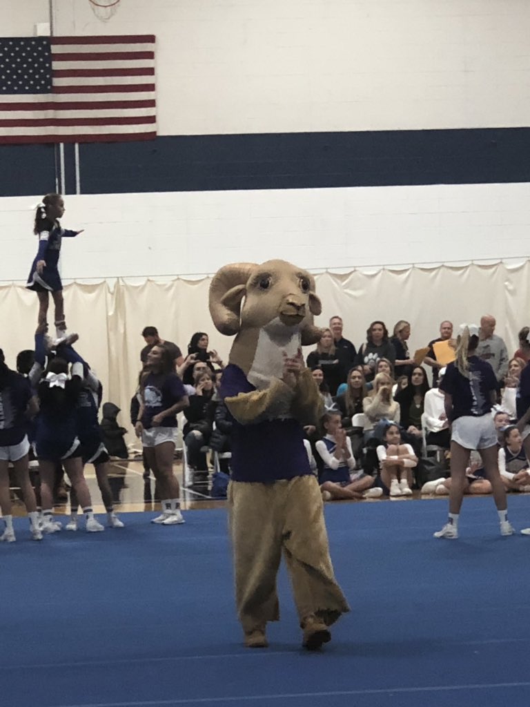 RHS_AD1's tweet photo. Our very own Ram cheering on competitors in the Rampage Extension Hold Competition #RamsCheer #RamsNation #GoRams https://t.co/rrNXcVI8vv