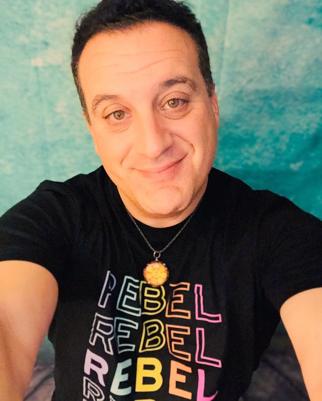 erinmoon72's tweet photo. #CelebWhoGive #TommyGeraci is proud to wear his #Rebel T-shirt from #DustinLanceBlack ’s collaboration w/ #PrideLiveNation & #omazeworld in honor of #Stonewall’s 50th Anniversary #celebritieswhogive #SocialGood #LGBTQAI #lgbt #lgbtq🌈 https://t.co/RmzRwJUgRT