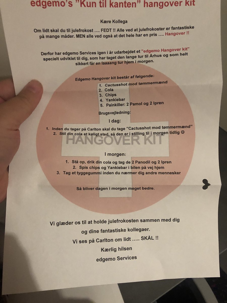 mbp_netscaler's tweet photo. Overlevelseskit til firma julefrokosten #godstil #julefrokost #edgemo https://t.co/iIpfB7VuhS