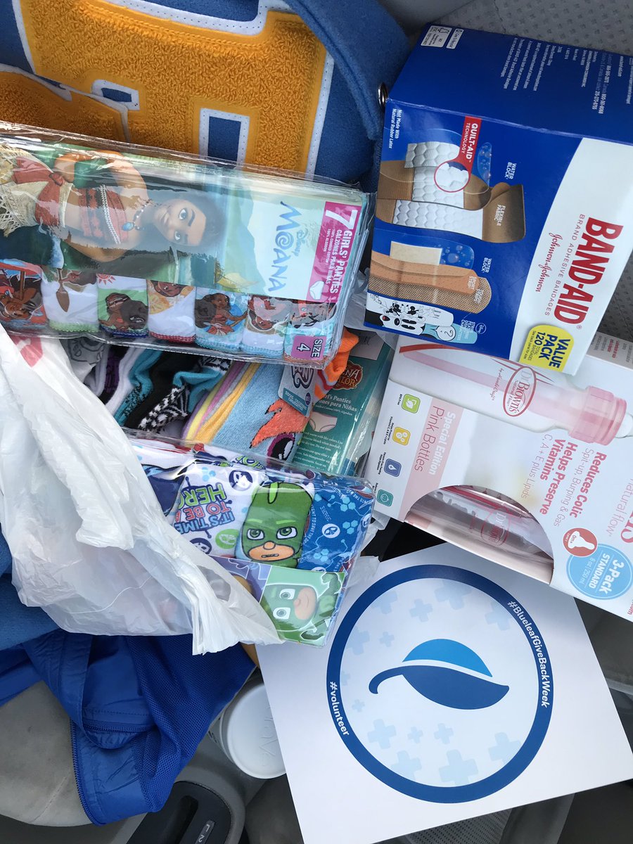 motcrellim's tweet photo. Proud to work for a company that gives back. This group of donations is going to the Domestic Violence Resource. Center here in Reno. #BlueleafGiveBackWeek @BluetreeNetwork https://t.co/sDBSNN0TQB