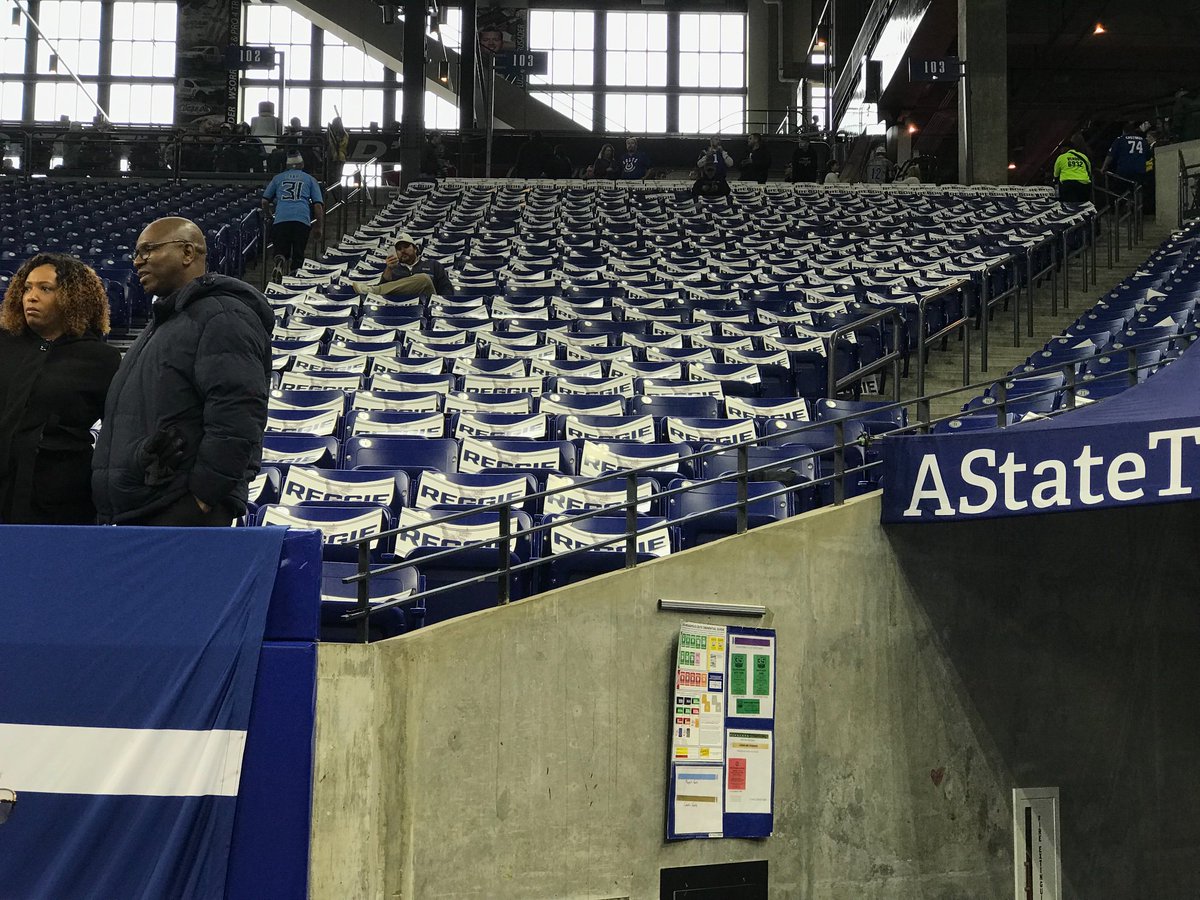 BenReiff's tweet photo. The corner that Reggie gave so much love to is ready to give him some love back today. @ReggieWayne_17 #Colts #RingOfHonor #ReggiesCorner @WTHRcom https://t.co/yDoeQwX2gY