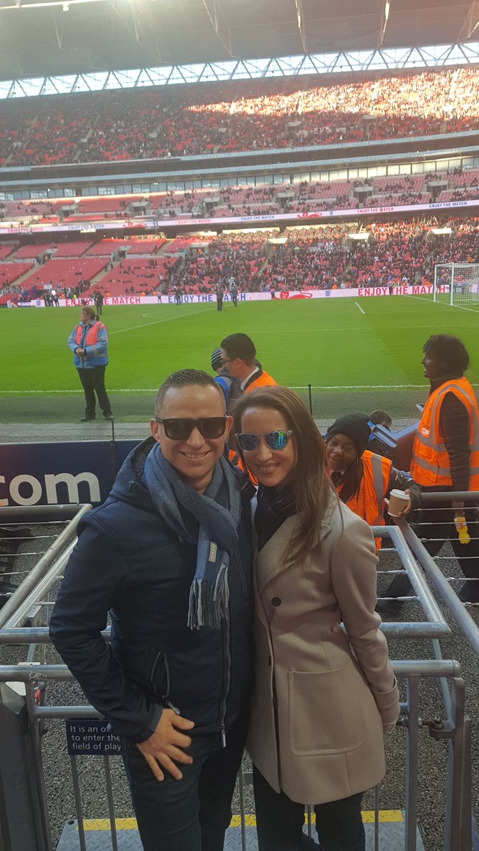 greypcarter's tweet photo. Fantastic game @wembleystadium today. Watching #England beat #Croatia in the #UEFANationsLeague #football #London https://t.co/4rrmEgpmER