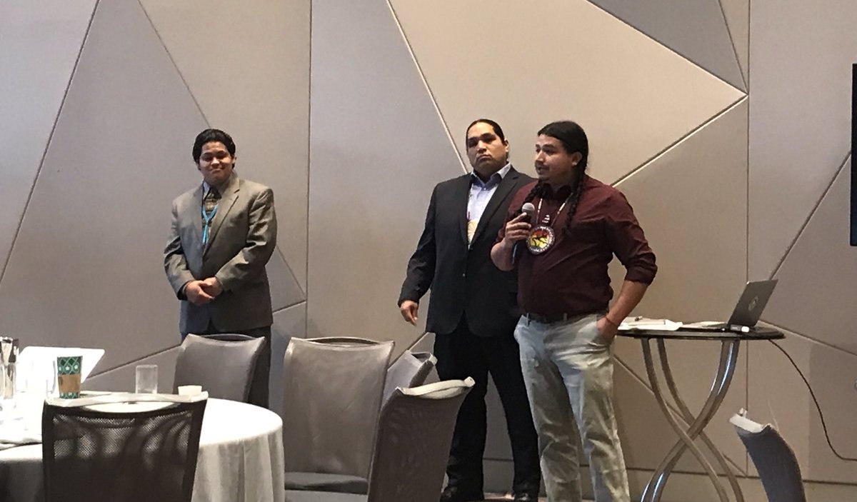MBK_Alliance's tweet photo. We’ve got all of our Impact Grantees from the #MBKCompetition in town for the #ObamaSummit @NISNetwork kicks us off with a presentation about the great working happening in Albuquerque. #WeAreMBK https://t.co/g0KJNHtL8V