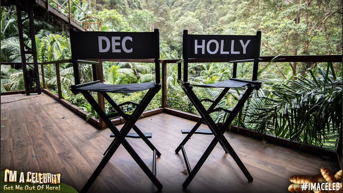 Here we go tonight, #itv #imacelebrity #ImACeleb #decholly #antanddec