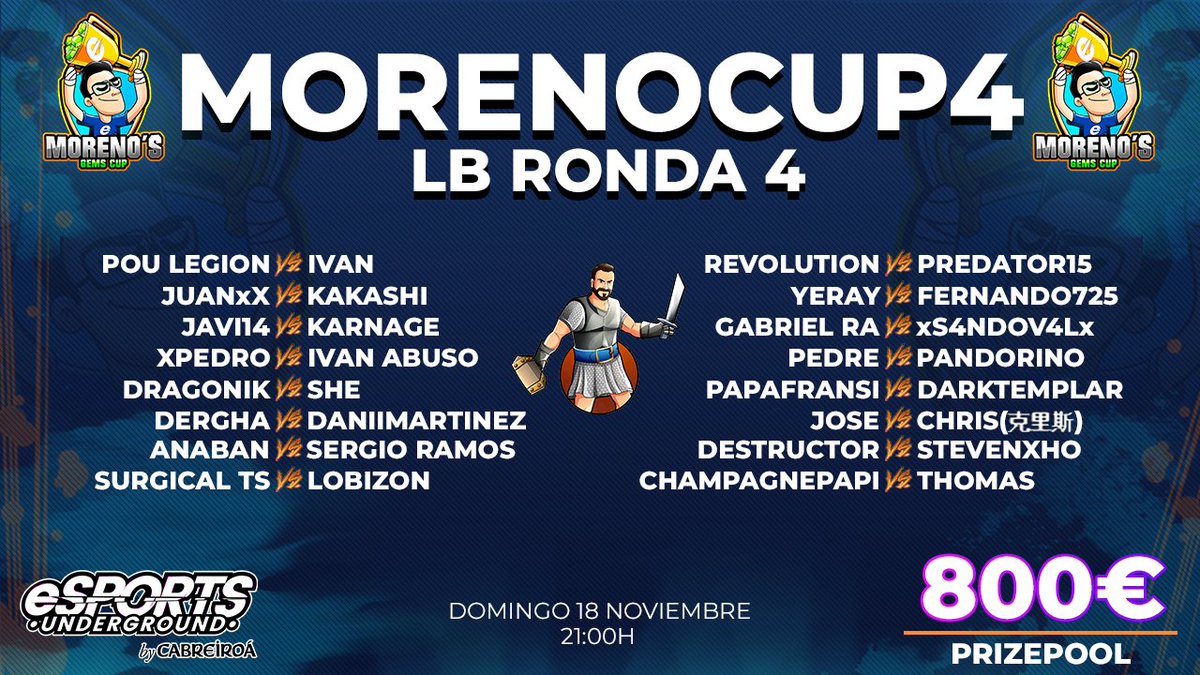 RevolAimar's tweet photo. Hoy a las 21:00🇪🇸
Guap@s! Volvemos hoy con una nueva jornada de la #MorenoCup4
Hoy tendré a mi crush de #ClashRoyaleES 🗣️@Cuchii_Cu 😍Comentando el torneo!
¿Quienes son vuestros favoritos para el día de hoy? ¿Veremos alguna sorpresa?
📹https://t.co/2SjBQslqoc https://t.co/vpUXBnrX6L