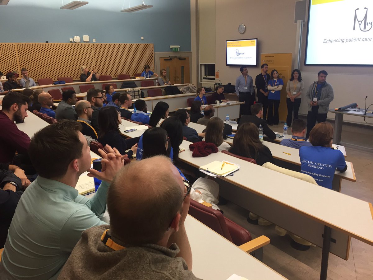 CJBS_VCW's tweet photo. MedUCATE take to the stage #CamVCW #genomics #education #healthcare https://t.co/FR0KO7TXfN