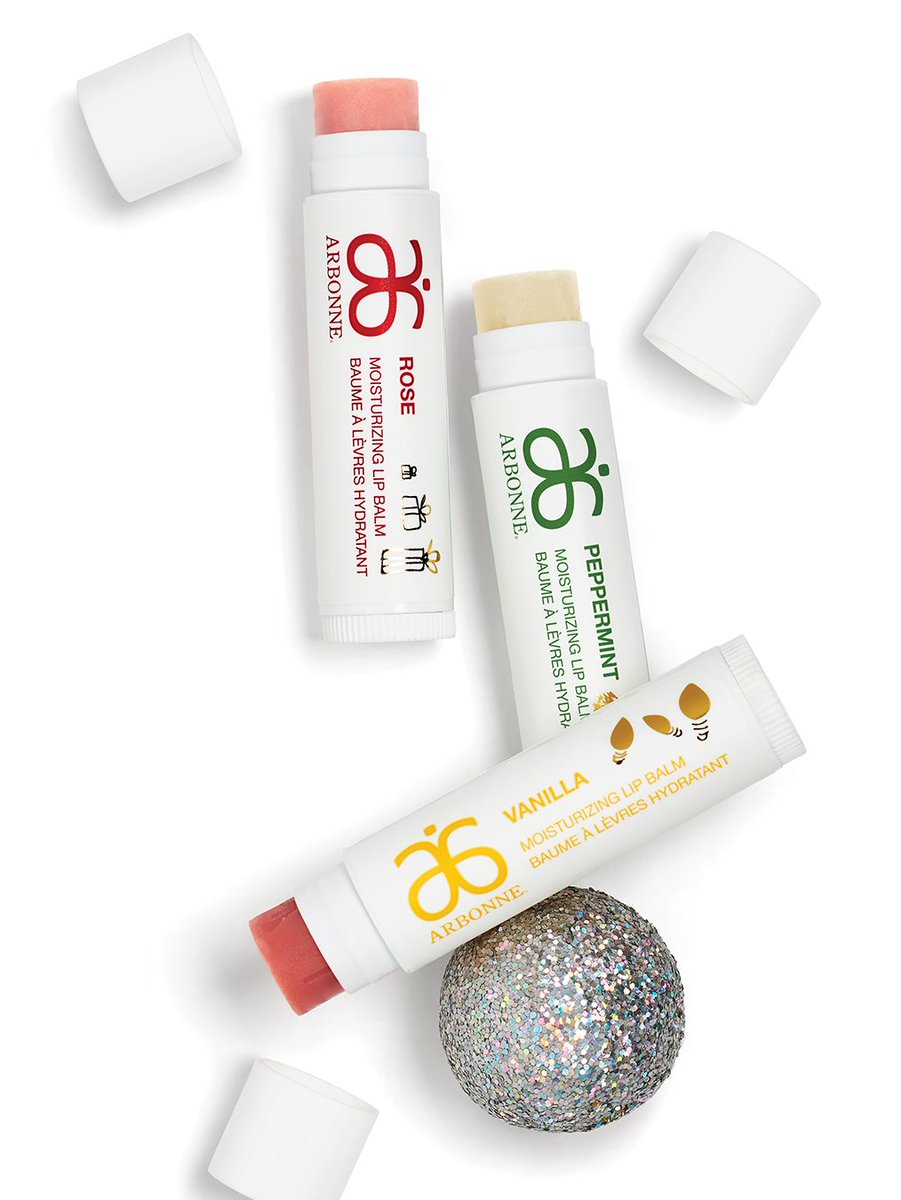 We've taken the beloved Shea Butter Moisturizing Lip Balm and given it three lovely flavors for the holiday: sweet vanilla, cheerful peppermint, and soft rose. bit.ly/2A1Ob4y #ArbonneHoliday #Holiday #Arbonne