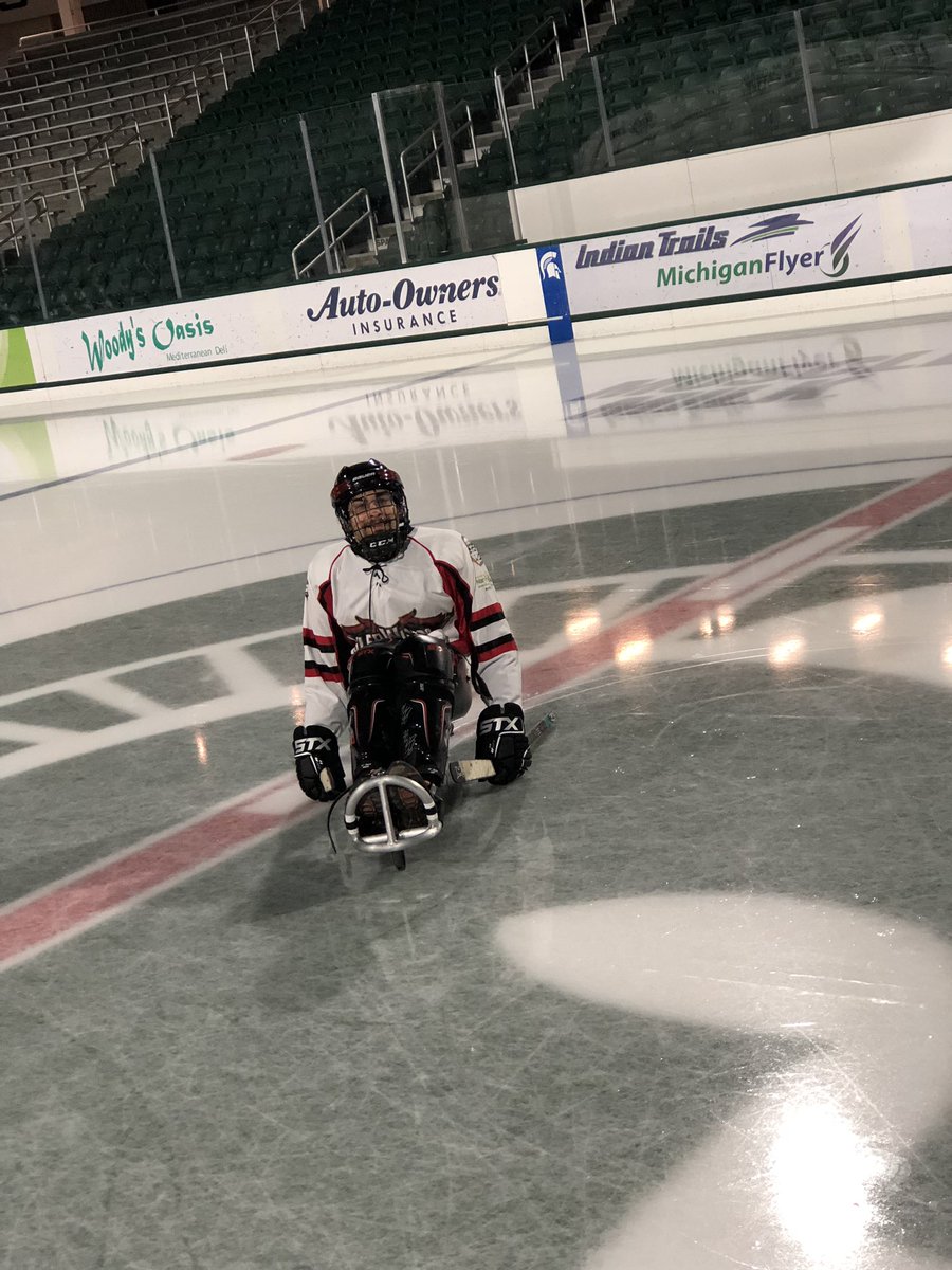 drchuck's tweet photo. Cool. I can use @eduroam while watching @MFBrehab #SledWings practicing at #MunnIce https://t.co/n5fvr1k8fs
