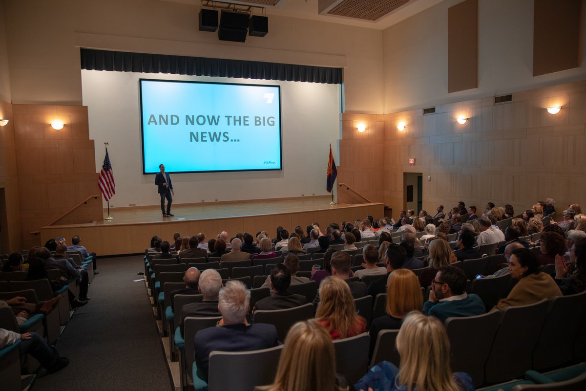 VLeadership's tweet photo. Did you hear the big news? $1,000,000 invested in the #VLPivot! Enormous gratitude to our pivot funders @AZFoundation, @HeliosEdFnd, Nina Mason Pulliam Charitable Trust, @PiperTrust, @VitalystHealth for their investment in the Valley Leadership network.
#LeadingAZ https://t.co/demJipVlye