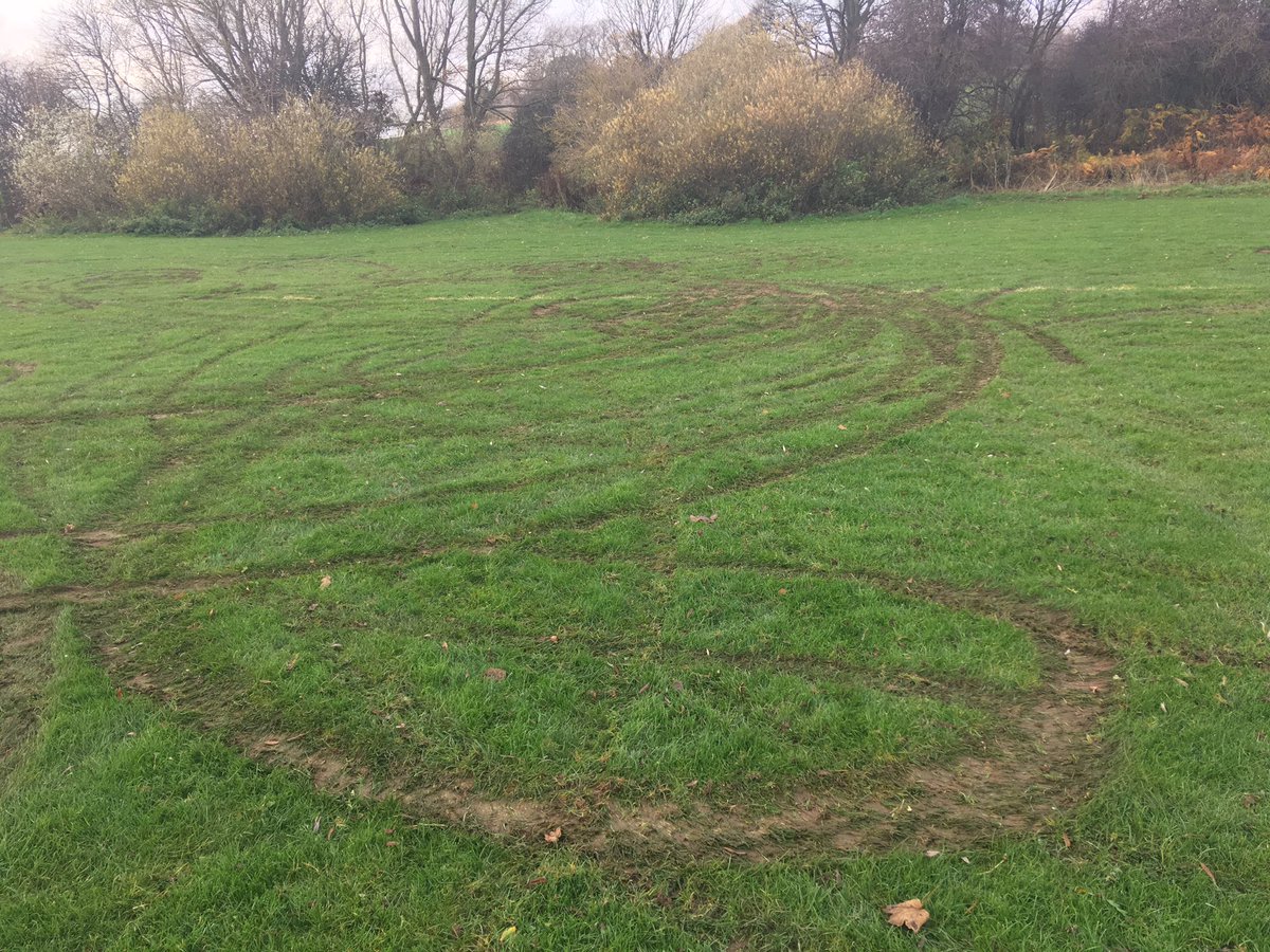 RealFife06's tweet photo. Shocking condition of pitch for the  kids to play on today. Vandals damaging the pitch at Macduff Park in East Wemyss. @FifeCouncil @LevenmouthPol This is a continuing issue. What can be done? 😕 https://t.co/6KNal9d7Xp