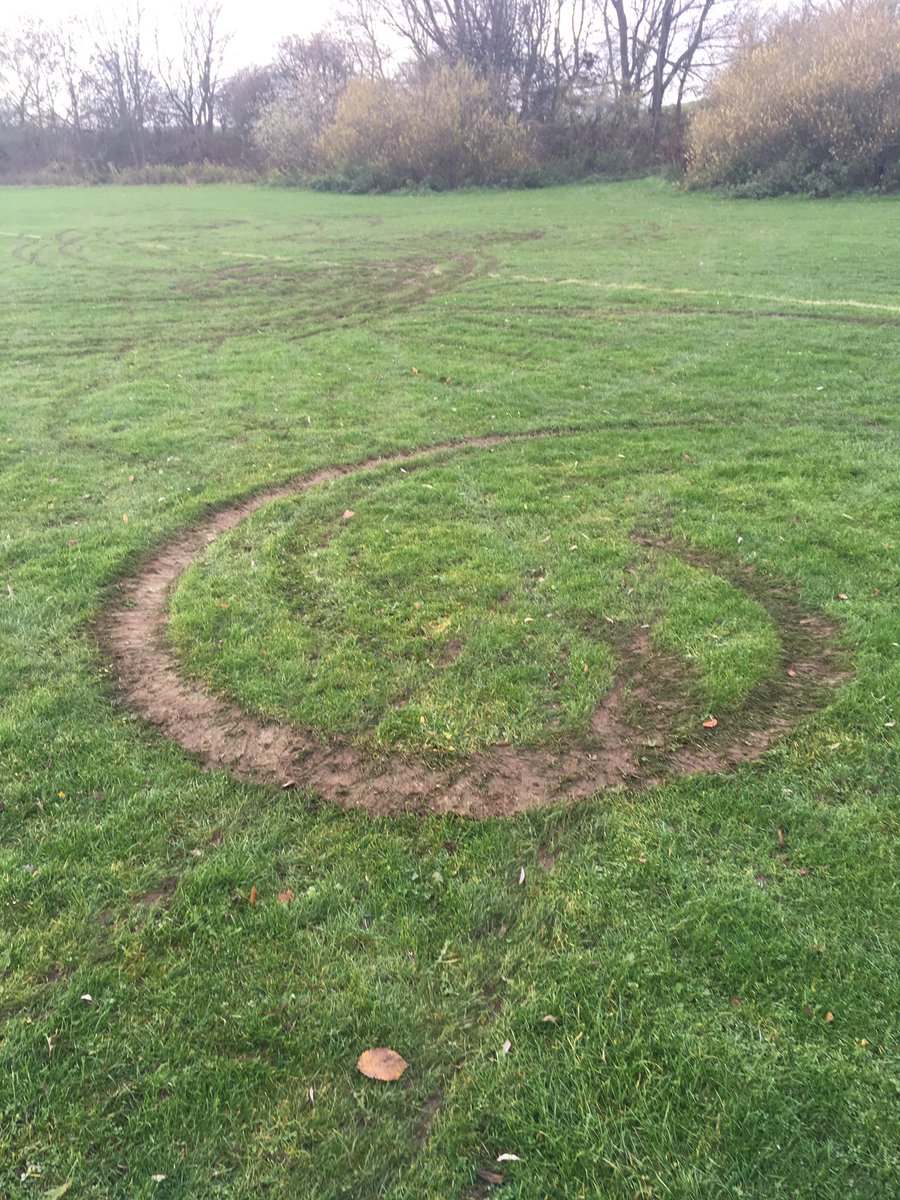 RealFife06's tweet photo. Shocking condition of pitch for the  kids to play on today. Vandals damaging the pitch at Macduff Park in East Wemyss. @FifeCouncil @LevenmouthPol This is a continuing issue. What can be done? 😕 https://t.co/6KNal9d7Xp