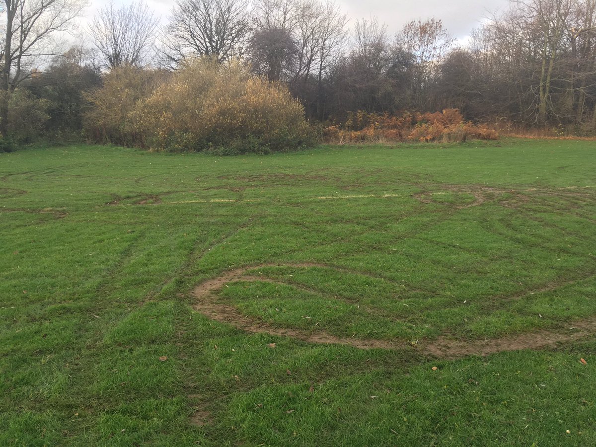 RealFife06's tweet photo. Shocking condition of pitch for the  kids to play on today. Vandals damaging the pitch at Macduff Park in East Wemyss. @FifeCouncil @LevenmouthPol This is a continuing issue. What can be done? 😕 https://t.co/6KNal9d7Xp