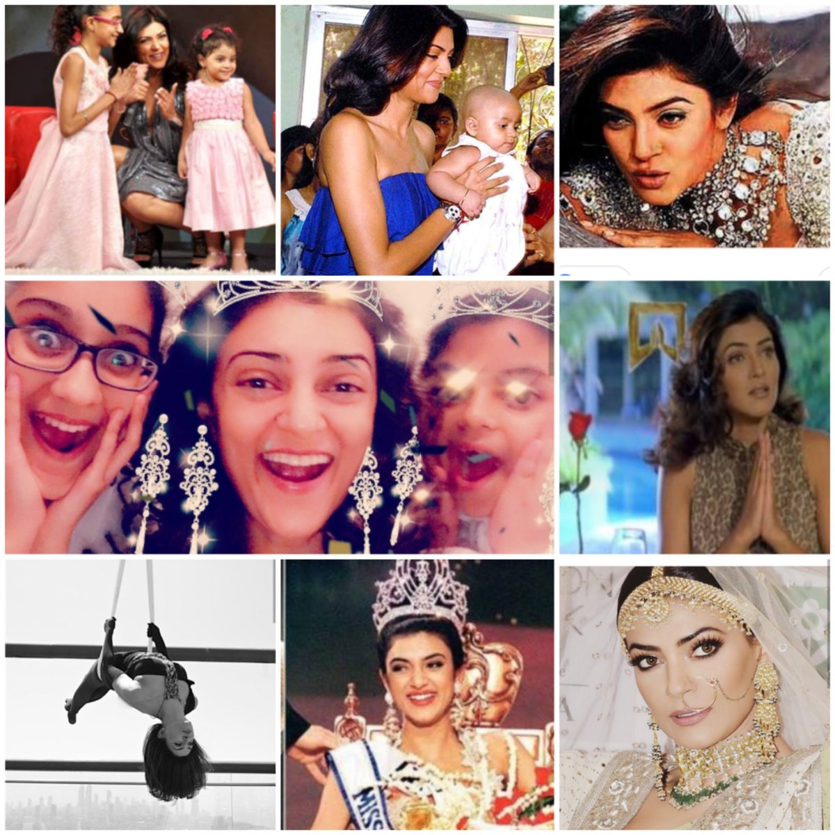 IAMHimaniSingh's tweet photo. @SushmitaSenUn Really hard to choose few but these are My most favorites #HappyBirthdaySushmitaSen @thesushmitasen @SushmitaSenUn https://t.co/T5WezjGmv6