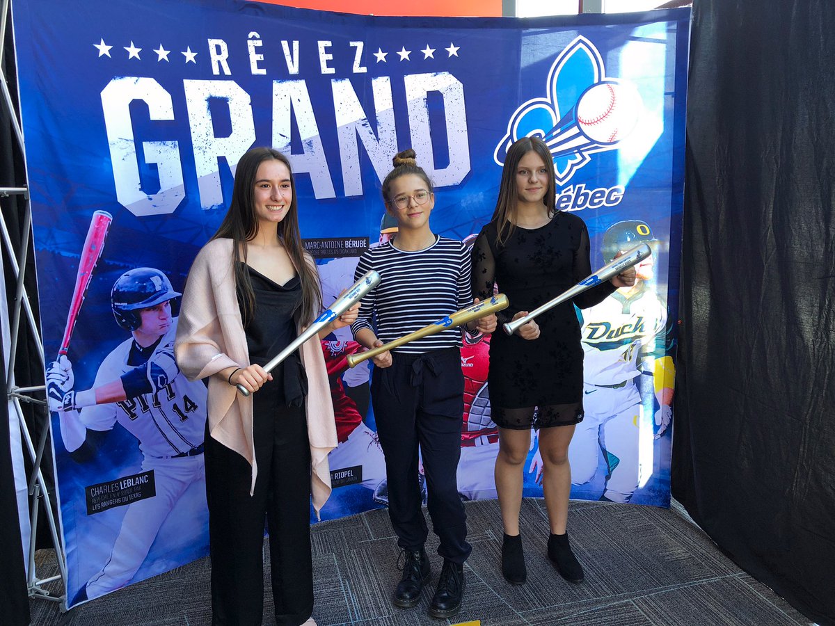 baseballquebec's tweet photo. Baseball féminin compétition #AssisesBQ
Gagnante: Ela Day-Bédard (Outaouais)
Finalistes: Rafaëlle Auger (Richelieu-Yamaska) & Océanne Roy (Estrie) https://t.co/JgGByNBG8K