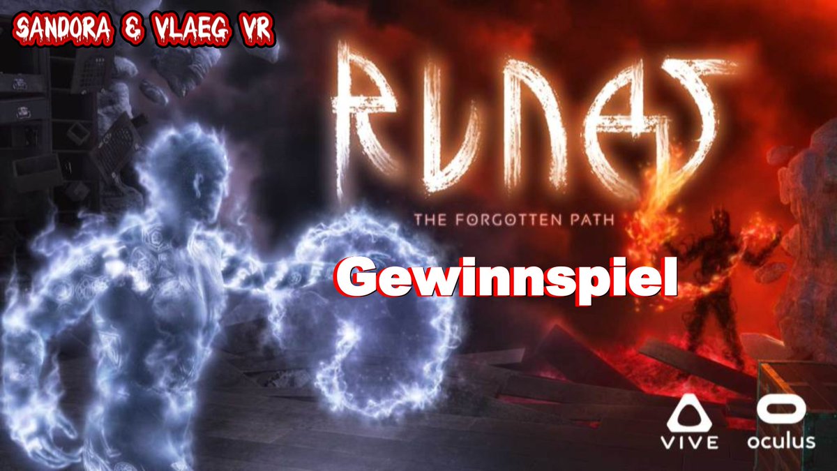 SandoraVlaegVR's tweet photo. Wir verlosen einen Steam Key von Runes: The Forgotten Path auf unseren YouTube Channel. https://t.co/d2469zYg3h
@Stormbornstudio #runestheforgottenpath #vr #steamgiveaway #german #steamvr #gewinnspiel https://t.co/SOGtaGMDh3
