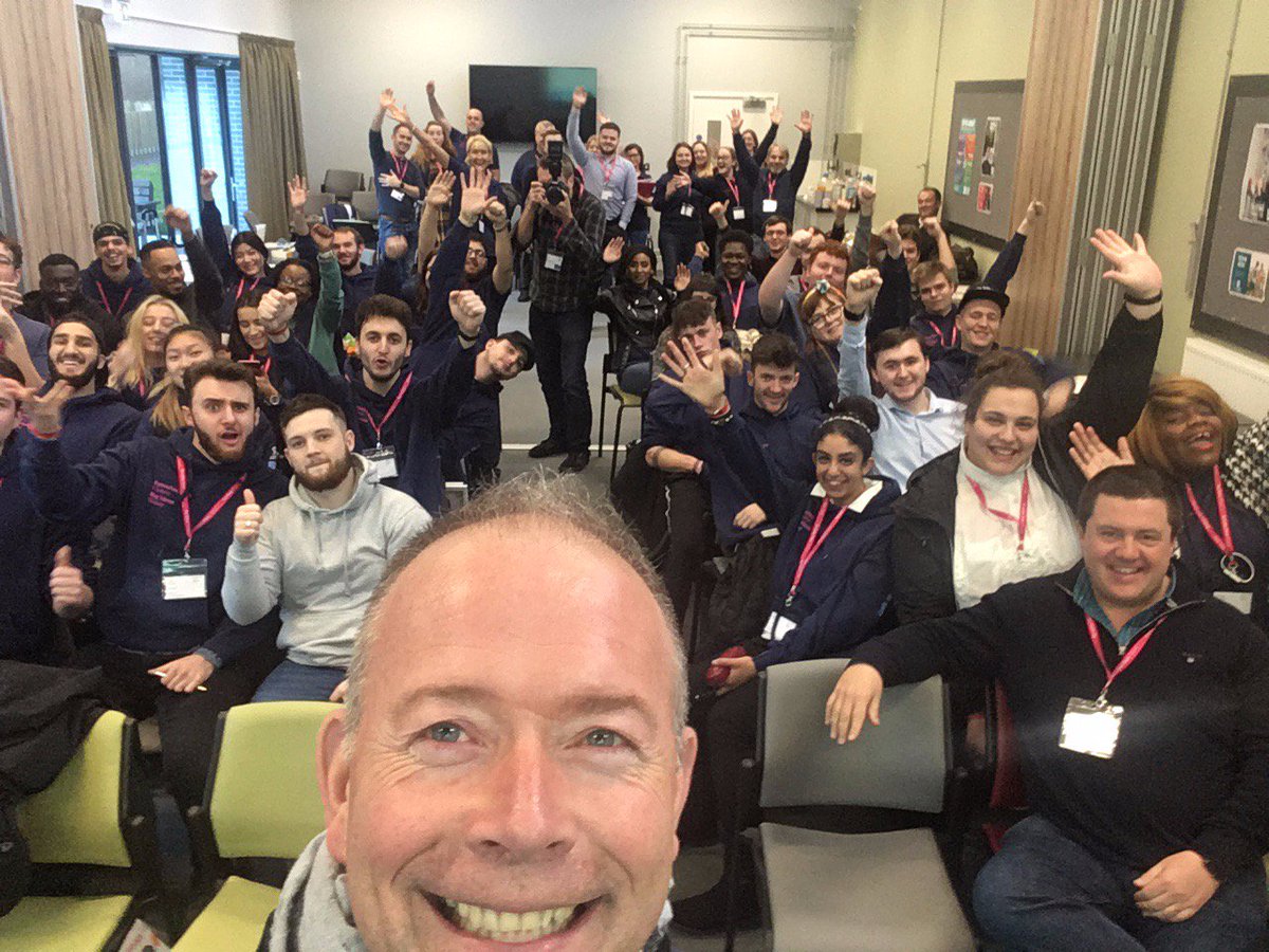 Stifyn1's tweet photo. What a #BIWbootcamp weekend! Diolch @BigIdeasWales @SyniadauMawrCym Getting to work with and mentor Wales' latest new young #entrepreneurs is an absolute joy and privilege @mrproducerltd @GeorgeSavva1 https://t.co/mtGY9nAdag