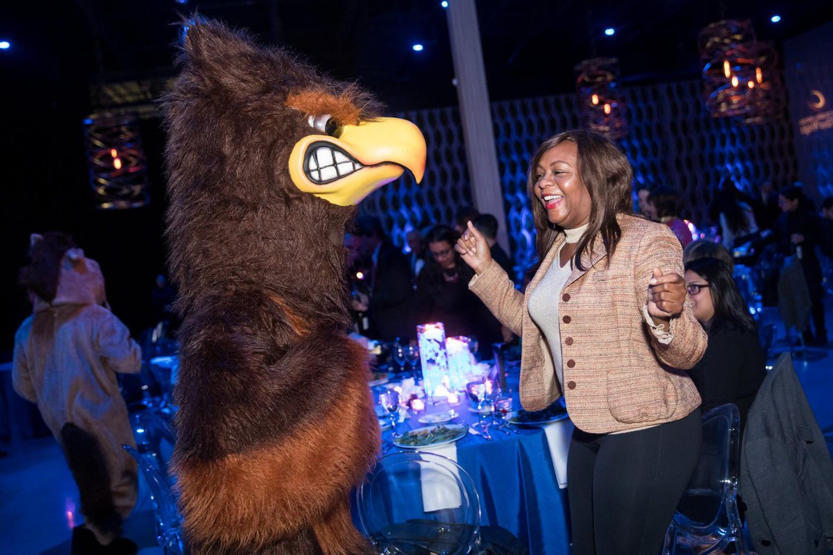 Rock on, hawk on! 🎵 🙌  We had a blast gettin' down with the <a href="/ChiCityColleges/">City Colleges of Chicago</a> mascots, including the <a href="/MX_College/">Malcolm X College</a> Hawk! // @kehoedesigns <a href="/blackoak_tech/">BlackOak Technical Productions</a> <a href="/ChicagoGeraghty/">The Geraghty</a> <a href="/CarolFoxPR/">Carol Fox & Assoc.</a>