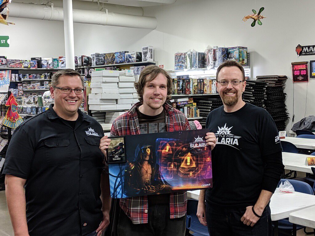 Congratulations to Matt Greenleaf, from <a href="/piggybankgames/">Piggy Bank Games</a>, for winning the 2018 National Championship. He now joins Luke Greenleaf and Dustin Rogers in this exclusive club. #cardgames #lcg #tournament #indiegame.