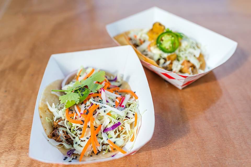Intern Truck of Tacos will be serving a couple of super special Asian tacos including the Korean Kick Tacos and the Hong Kong Hot Taco made with ponzu pork, mint and apple slaw and candied nuts. Yum! $10 tickets are still available online at kungfoodfest.com