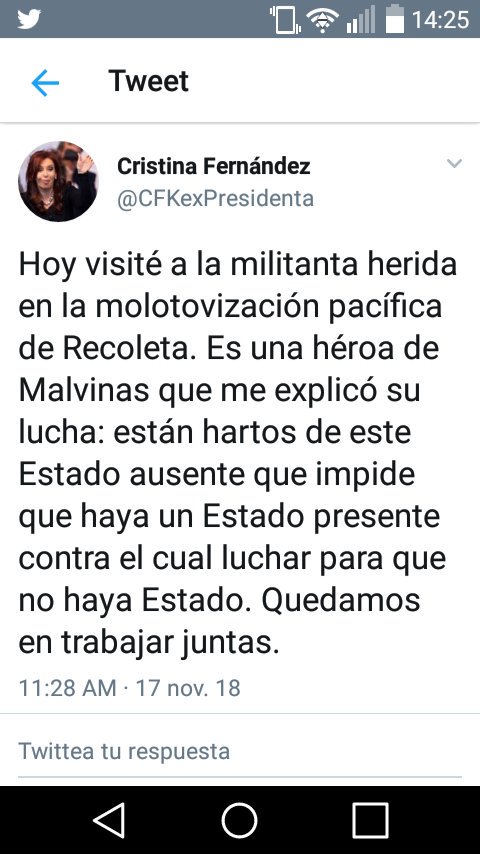 Esto no es incitación a la violencia...