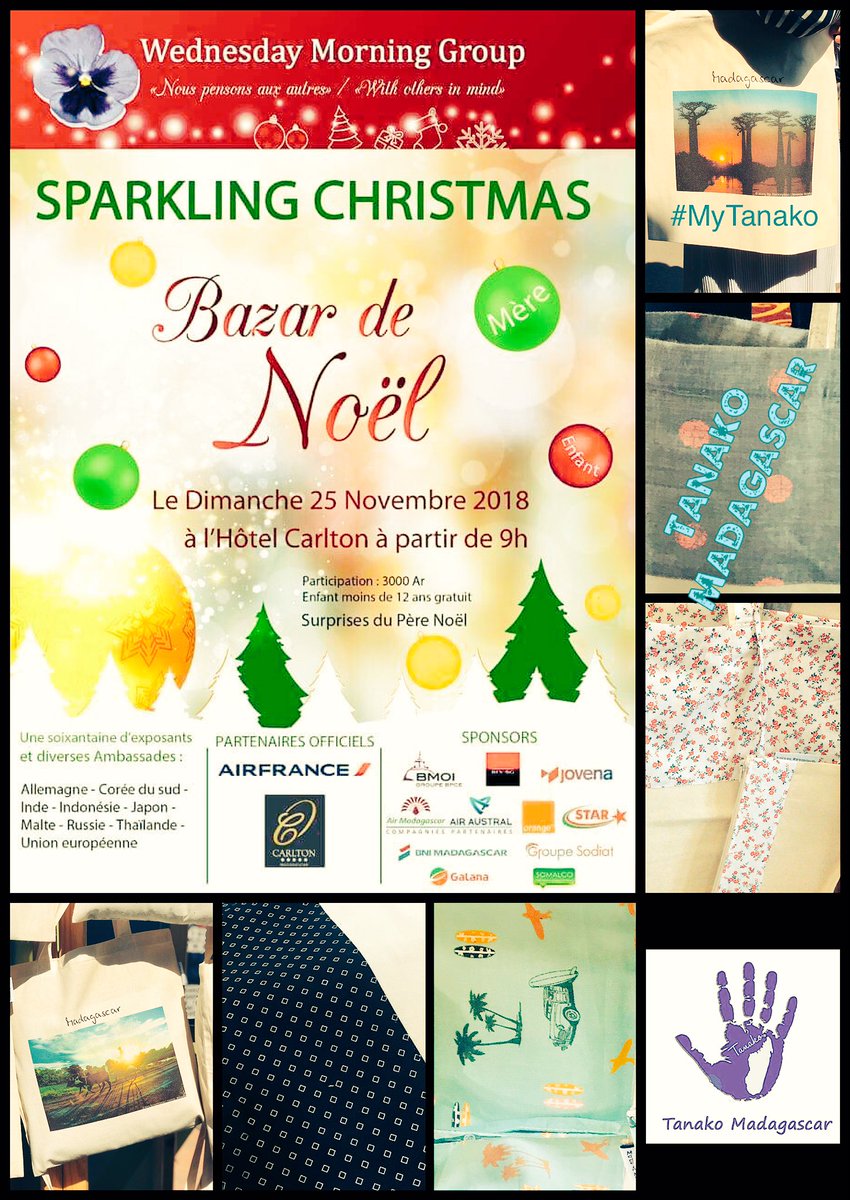 TanakoMada's tweet photo. @TanakoMada @mytanako sera au #BazarDeNoel organisé par le #WMG . Save the date Dimanche 25 Novembre au #Carlton 🎄🤶🎄🤶🛍🎉 https://t.co/Hw59SDg5Xg