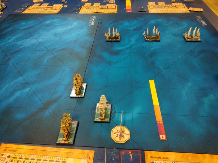 AbuelosGames's tweet photo. Jugando un #SailsOfGlory con @ottoesch @JuliusLFairfax y tres almirantes más  cada uno con un barco. Ligerito y vistoso https://t.co/76qqLP49r8