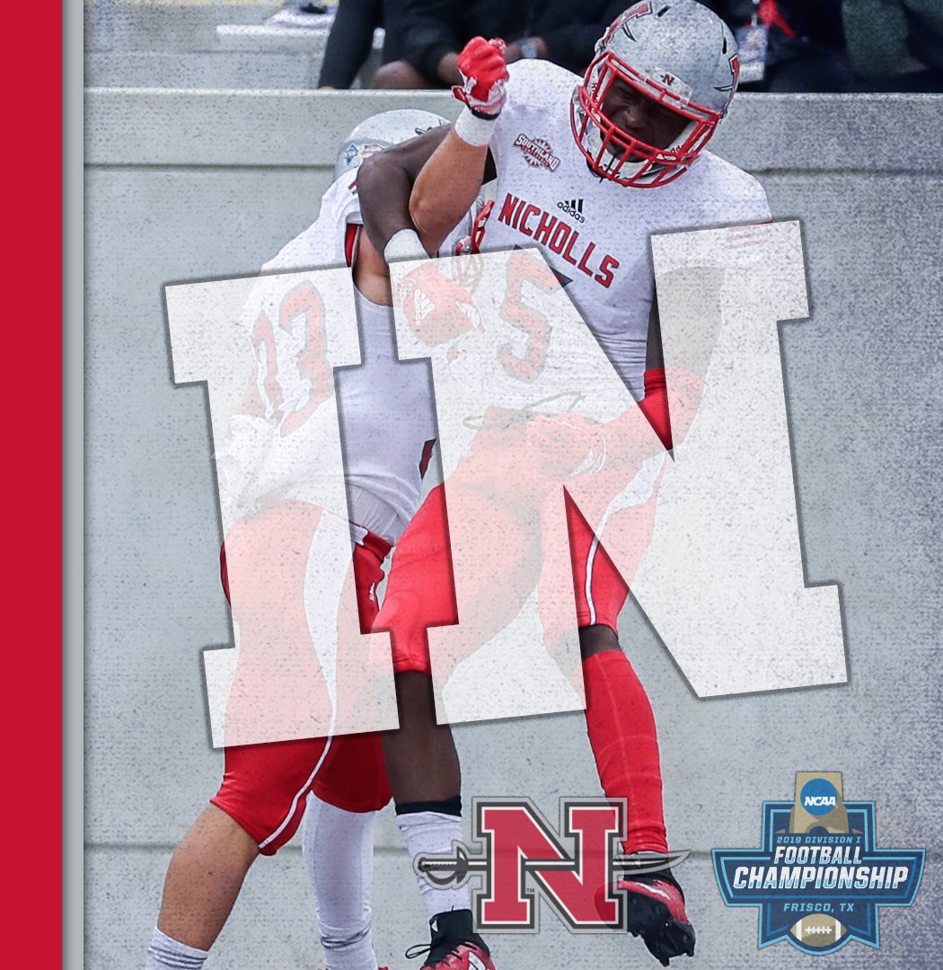 SouthlandSports's tweet photo. FB: As the Southland's automatic qualifier, we knew @Nicholls_FB was IN. Now we know they'll host @USDFootball in #FCS first round.

Toreros coming to Thibodaux. 

#GeauxColonels #SouthlandStrong https://t.co/mlJs3tpfhG