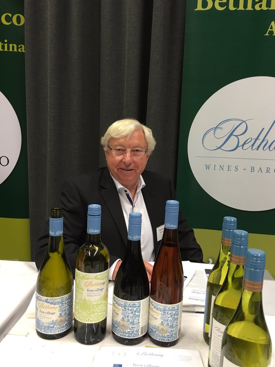 Wilsononwine's tweet photo. Great to see the young Geoff Schrapel from @bethanywines with his new labels @OBriensWine #OBWINEFEST https://t.co/jEgQmhkNsQ