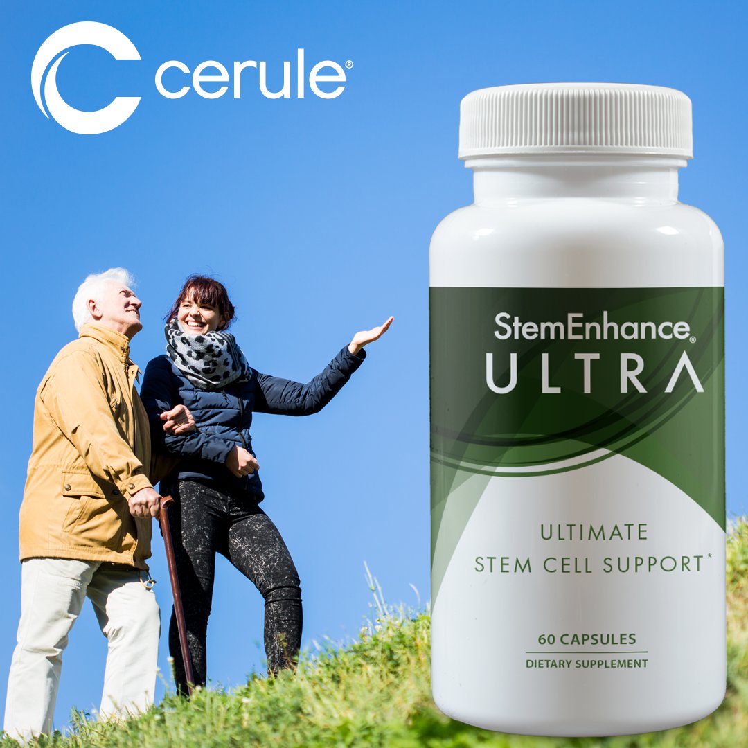 CeruleGlobal's tweet photo. StemEnhance ULTRA The ultimate nutrition to support the natural release of your own adult stem cells  #Cerule #StemCells #StemEnhance #StemEnhanceULTRA https://t.co/9WlSV8gs2p