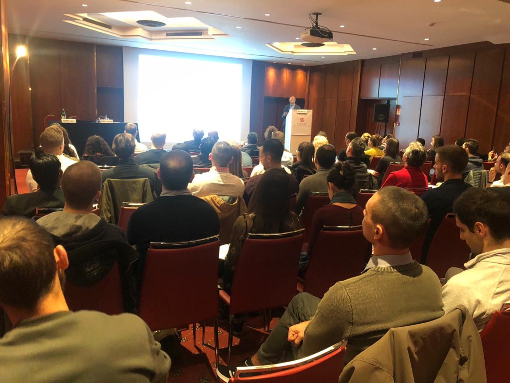 S_C_Society's tweet photo. What an event! ๐๐ผ
We wrap things up in #SCSRome๐ฎ๐นwith a great feeling.
Thanks to all atendees, speakers and sponsors! It was amazing to see that the field of S&C is filled with top class professionals and people!
And now stay tuned for our next events ๐
2019๐ช๐ธ
2020๐ง๐ท https://t.co/DS76xdgE1v