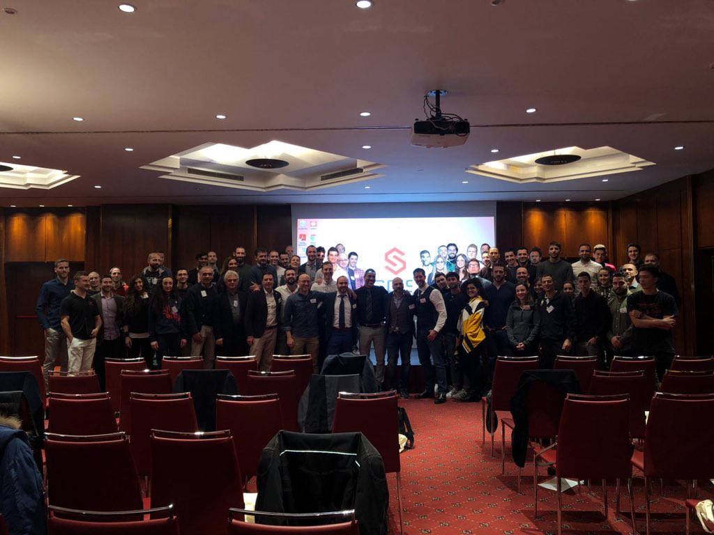 S_C_Society's tweet photo. What an event! ๐๐ผ
We wrap things up in #SCSRome๐ฎ๐นwith a great feeling.
Thanks to all atendees, speakers and sponsors! It was amazing to see that the field of S&C is filled with top class professionals and people!
And now stay tuned for our next events ๐
2019๐ช๐ธ
2020๐ง๐ท https://t.co/DS76xdgE1v