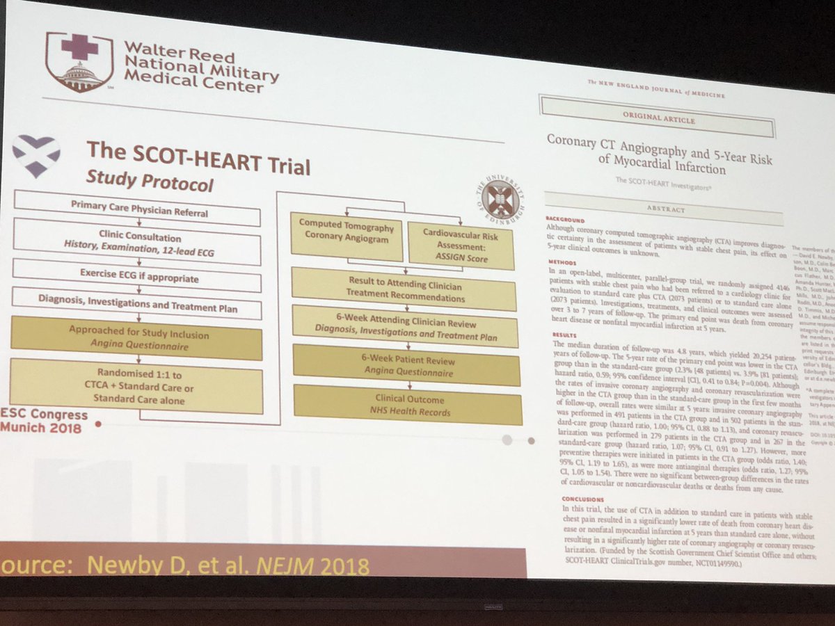 robertshor's tweet photo. Dr Villines discusses the Scot-Heart trial-CTA stable cp at MACCS. @ACCVirginia @ACCMaryland #MACCS18 https://t.co/FKILgrJKS0