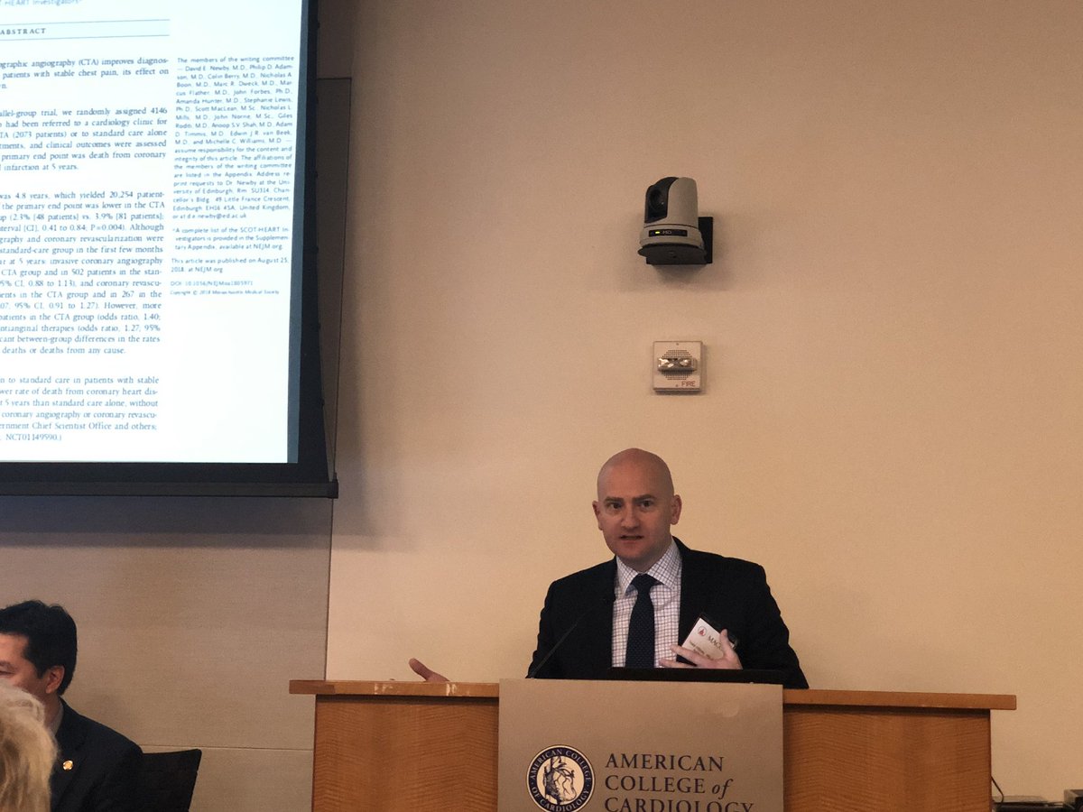 robertshor's tweet photo. Dr Villines discusses the Scot-Heart trial-CTA stable cp at MACCS. @ACCVirginia @ACCMaryland #MACCS18 https://t.co/FKILgrJKS0