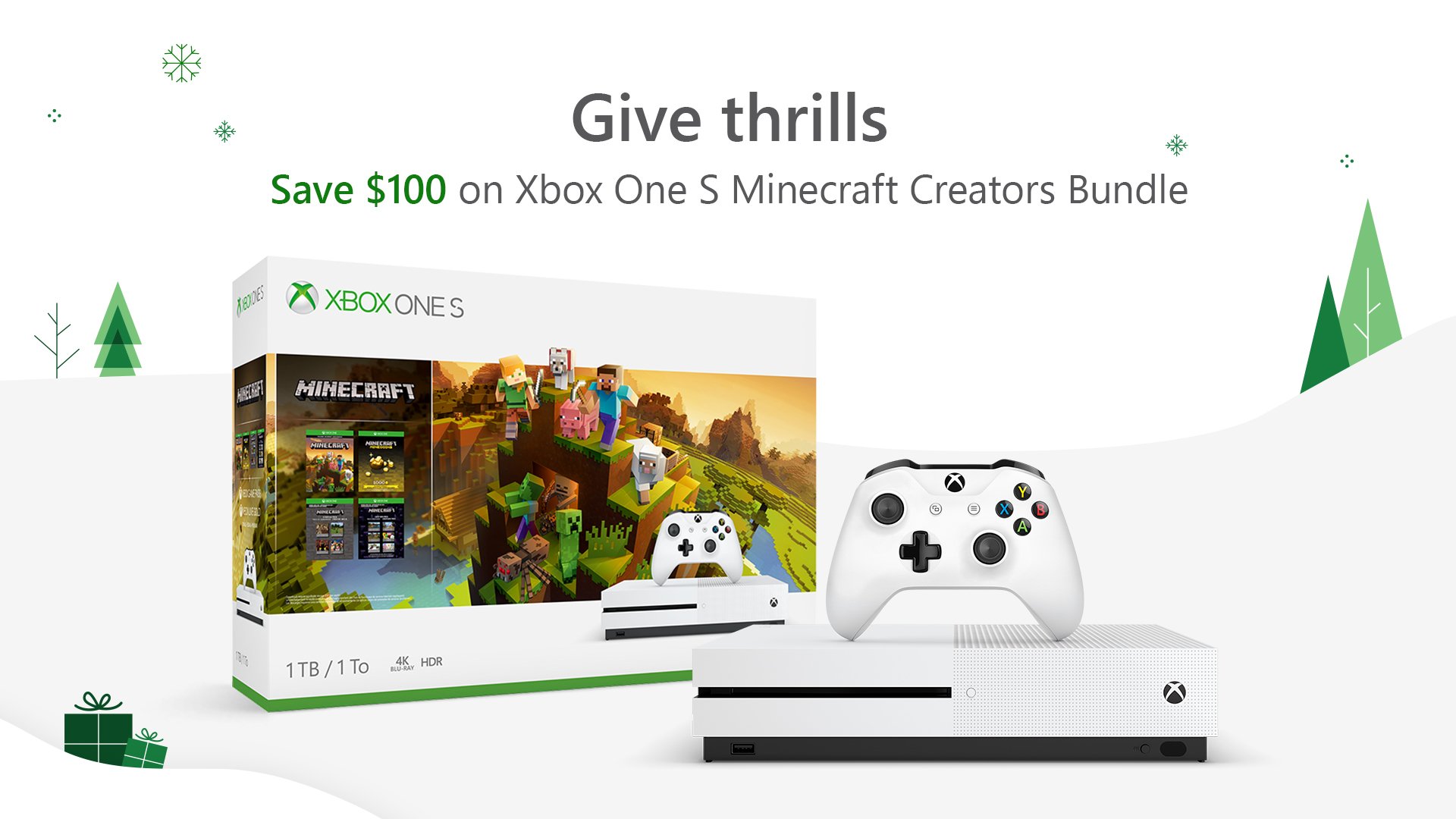 xbox one s minecraft creators bundle